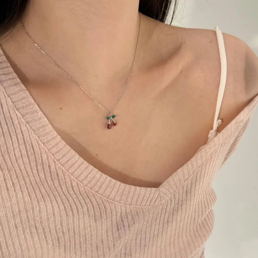 925 Sterling Silver 5A CZ Lariat Necklace DY191228 product image 3