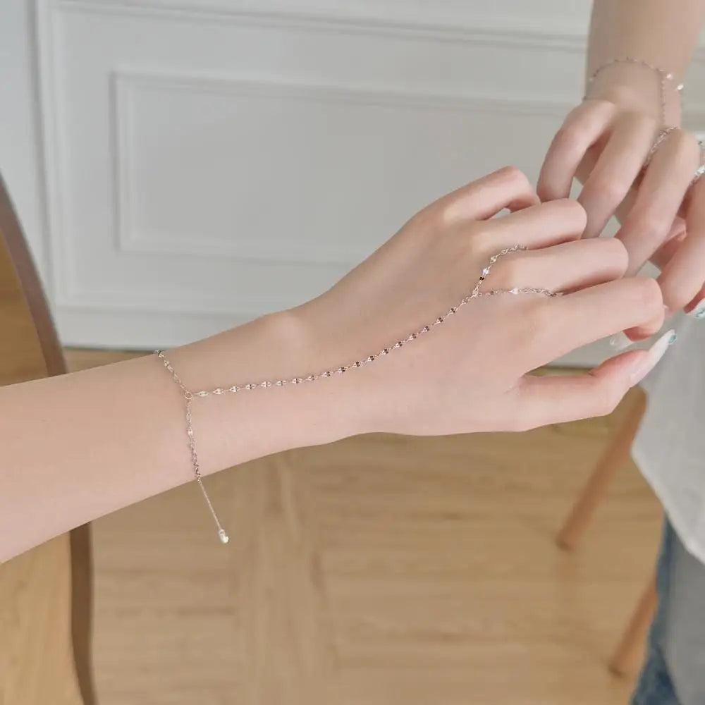 925 Sterling Silver Chain Bracelet DY150587 product image 5