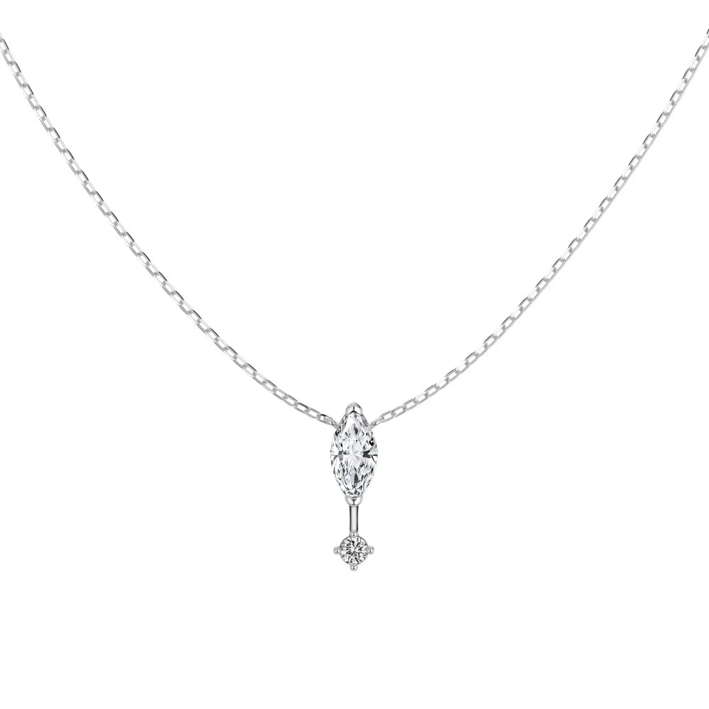 925 Silver 5A CZ Pendant Necklace DY191656 by KAKODIY