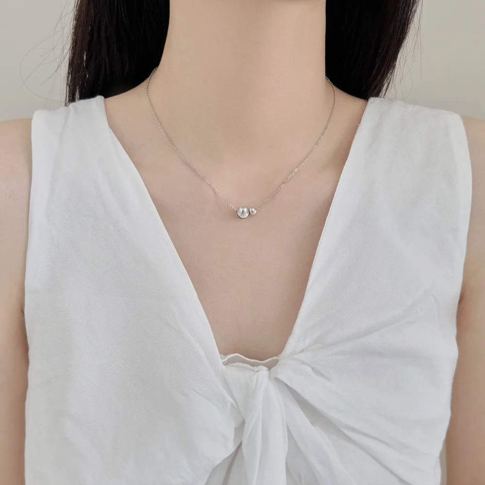 925 Sterling Silver Minimalist Pendant Necklace product image 6