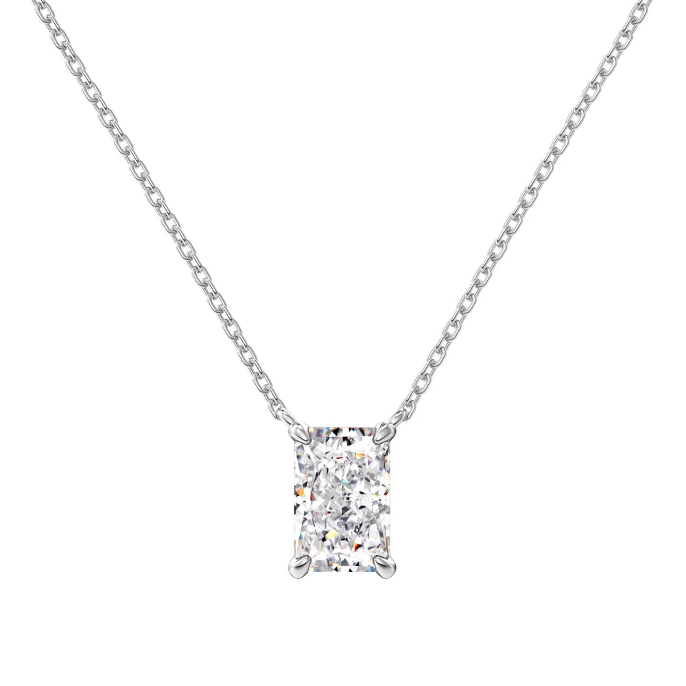 925 Silver 8A CZ Pendant Necklace DY190886 by KAKODIY