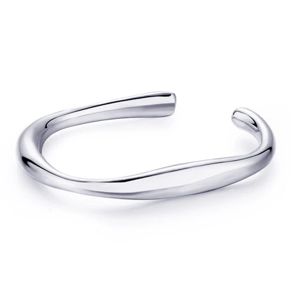 925 Silver Minimalist Adjustable Ring DY120073 by KAKODIY