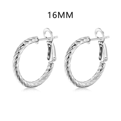 Hot Selling Trendy High Quality Large S925 Sterling Silver Circle Hoop Earring 18K Gold Plated Hoop Earrings for Women