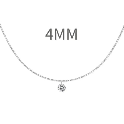 925 Silver CZ Statement Pendant Necklace DY191187 product image 14