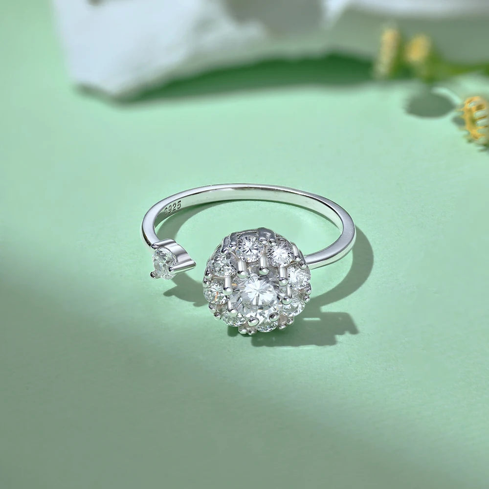 925 Sterling Silver Dainty Adjustable Ring product image 2
