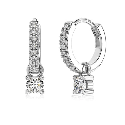 Hot Sale Original Design Cz Zirconia Jewelry for Women S925 Silver Huggies Earring 18K Gold Plated Hoop Earrings for Women
