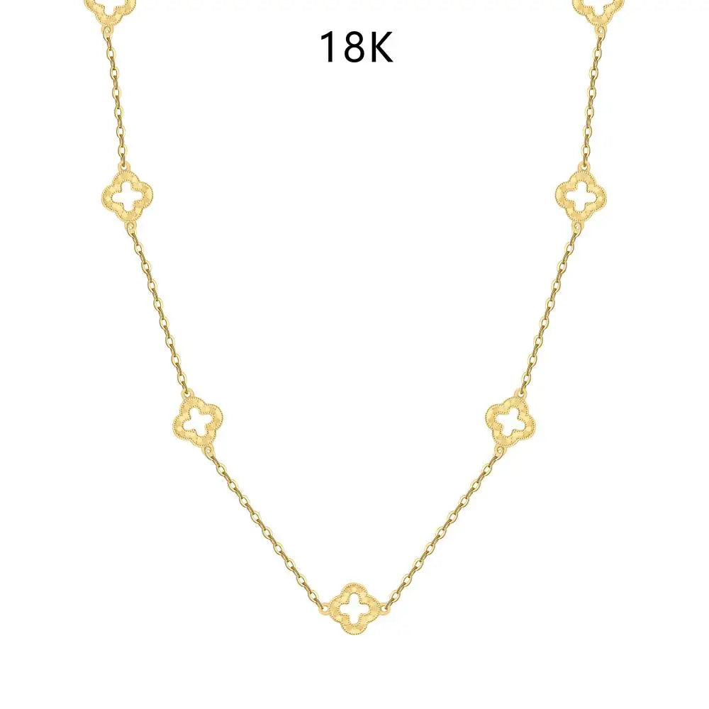 925 Sterling Silver Flower Lariat Necklace product image 9