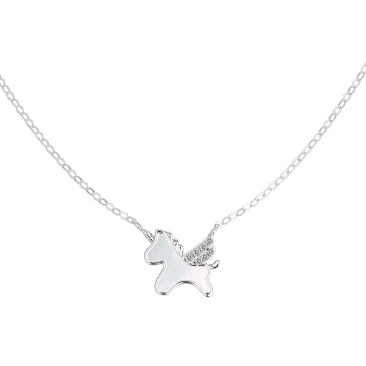 925 Silver Zodiac 5A CZ Pendant Necklace DY191867 by KAKODIY