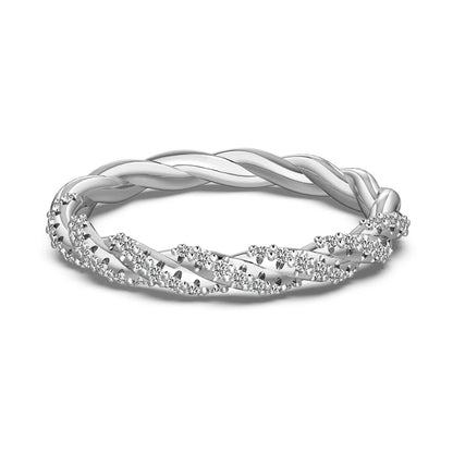 925 Silver CZ Bridal Eternity Ring DY121112 product image 7