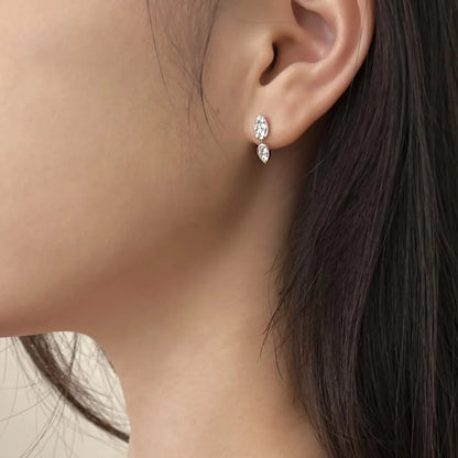 KAKODIY Fresh Style 925 Sterling Silver Earrings Women's Gift 5A Cubic Zircon Water Drop Pear Earrings - product image 3