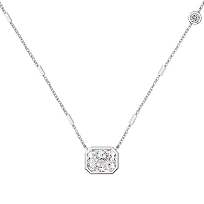 925 Silver CZ Minimalist Pendant Necklace DY190903 by KAKODIY