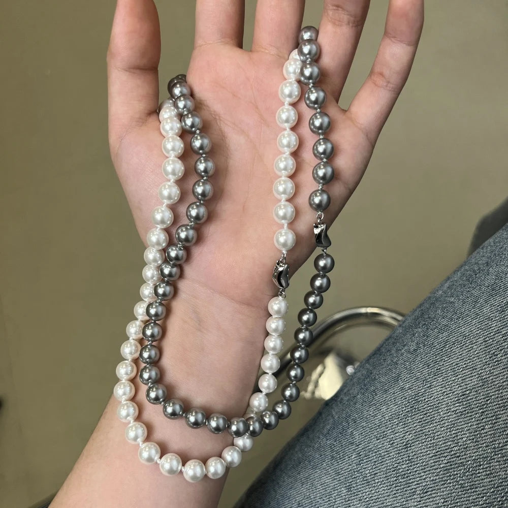 925 Silver Pearl Pendant Necklace DY191924 product image 4