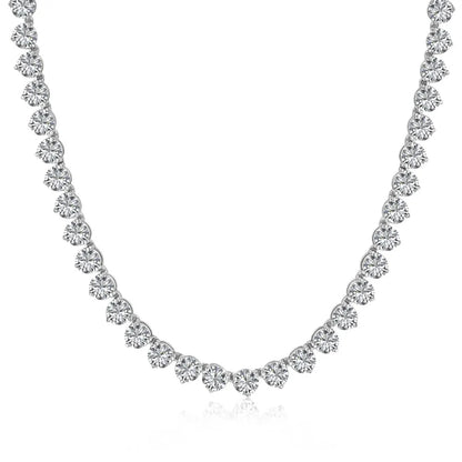 925 Sterling Silver 5A CZ Tennis Necklace product image 8