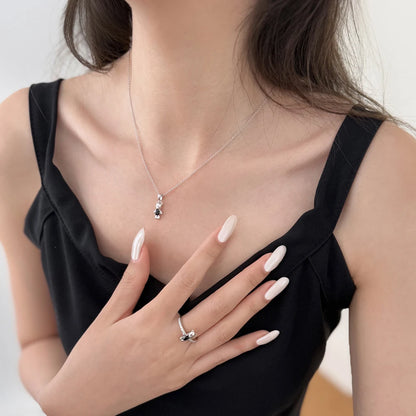 925 Silver 5A CZ Dainty Pendant Necklace DY190943 product image 4