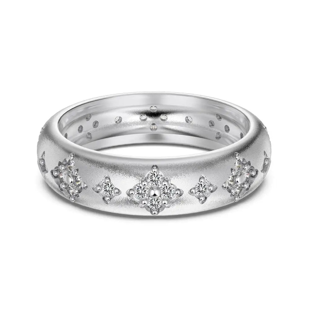 925 Silver CZ Bridal Engagement Ring DY121222 by KAKODIY