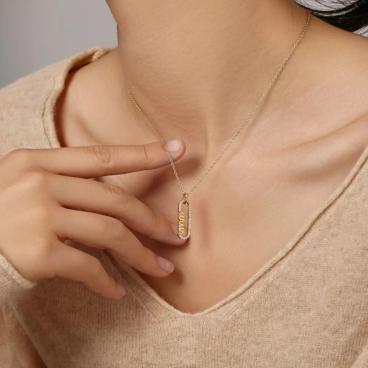 925 Sterling Silver Pendant Necklace DY190838 product image 4