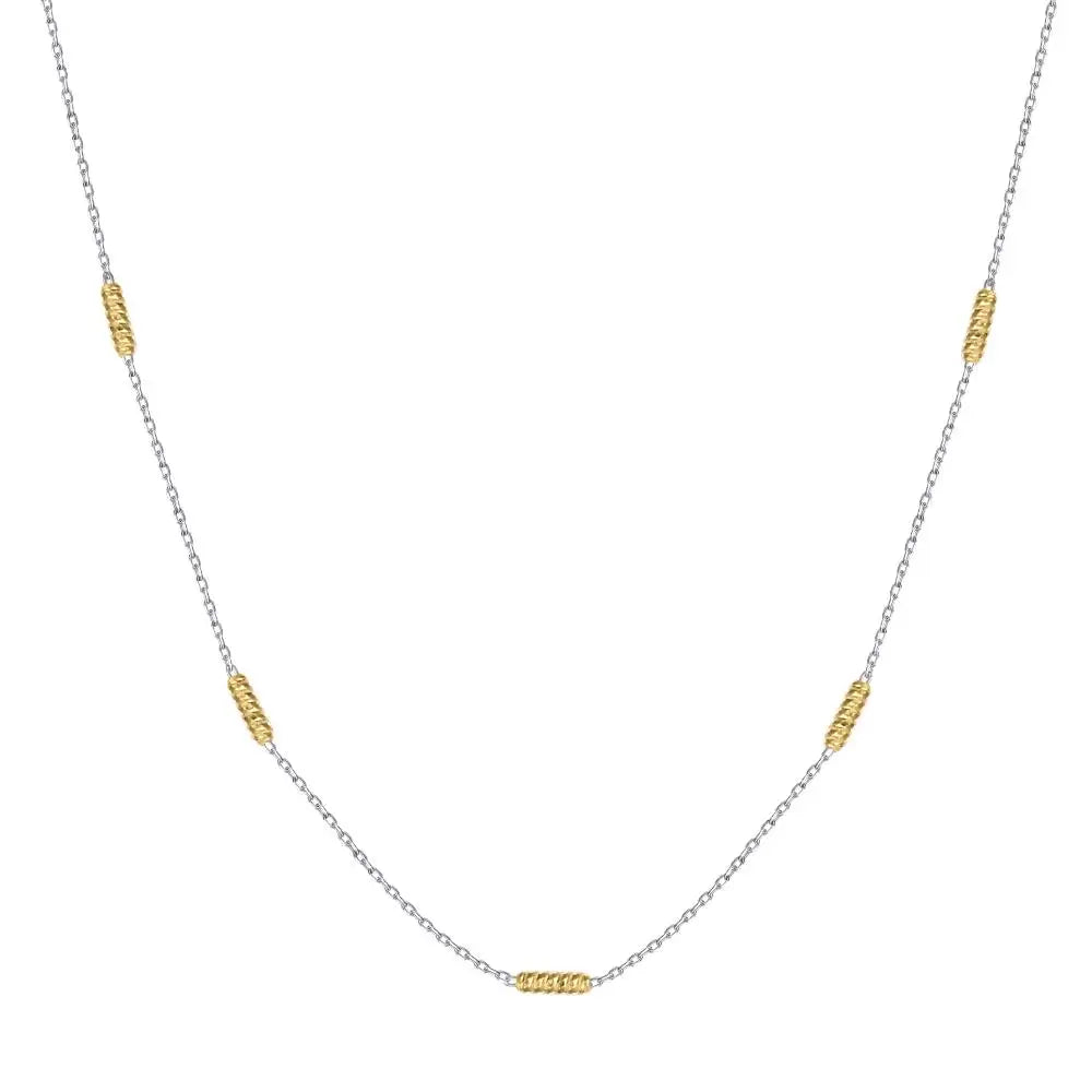 925 Silver Minimalist Chain Necklace DY191358 product image 7