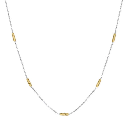 925 Silver Minimalist Chain Necklace DY191358 product image 7