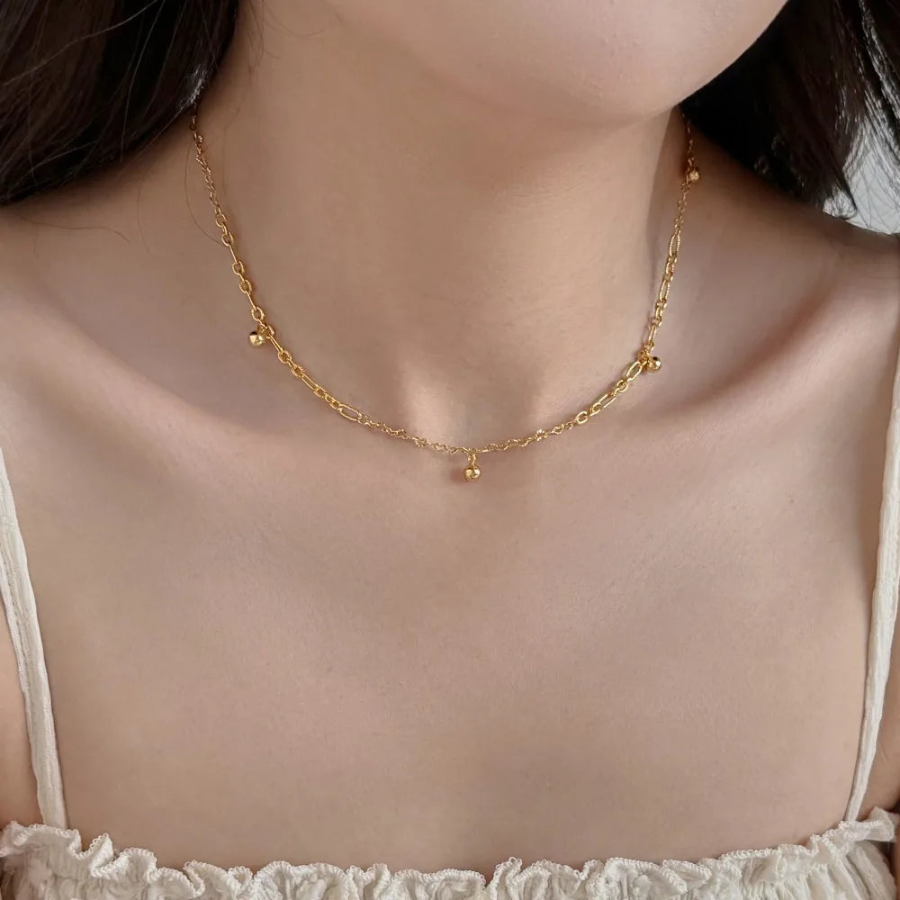 925 Silver Minimalist Pendant Necklace DY191593 product image 6