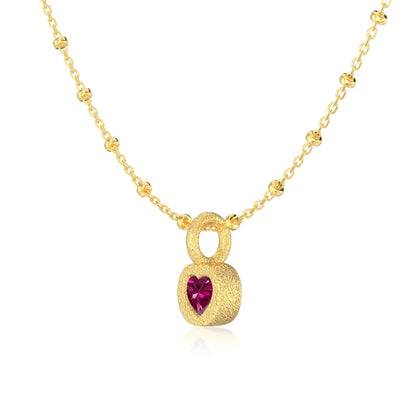 925 Silver Heart 5A CZ Pendant Necklace DY191870 product image 8