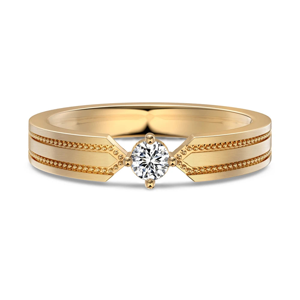 925 Sterling Silver CZ Personalized Wedding Ring product image 12