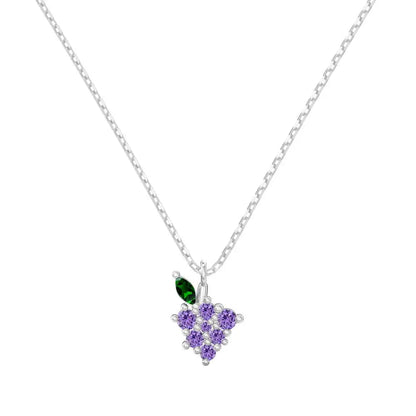 925 Silver 5A CZ Pendant Necklace DY191227 product image 7