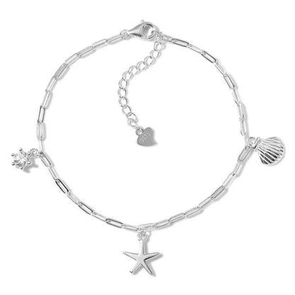 925 Silver Star 5A CZ Chain Bracelet DY150409 product image 7