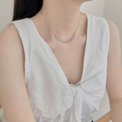 925 Sterling Silver Personalized Layered Necklace product image 6