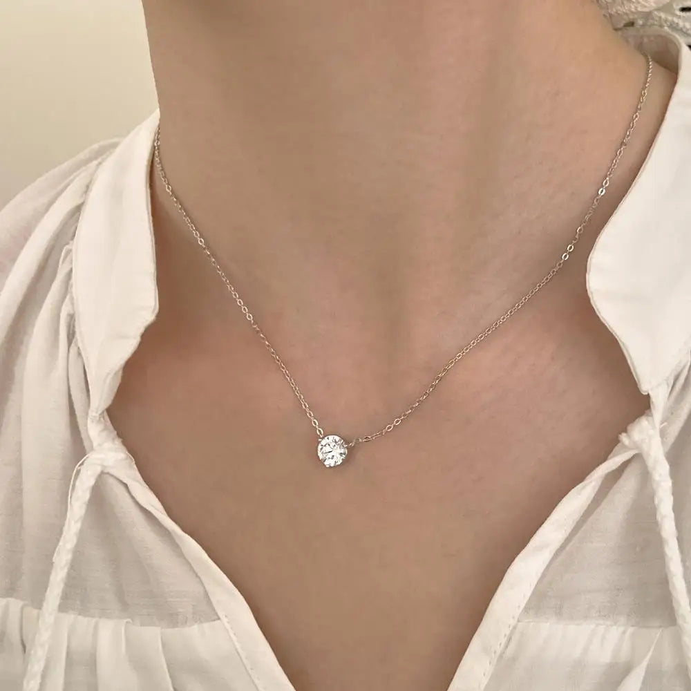 925 Sterling Silver Pendant Necklace DY191422 product image 4