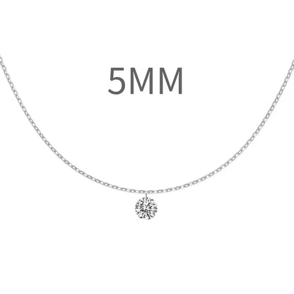 925 Silver CZ Statement Pendant Necklace DY191187 product image 13