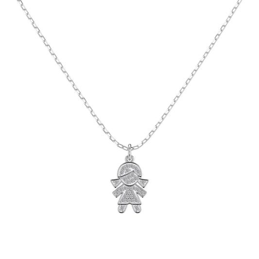 925 Silver 5A CZ Pendant Necklace DY191636 by KAKODIY