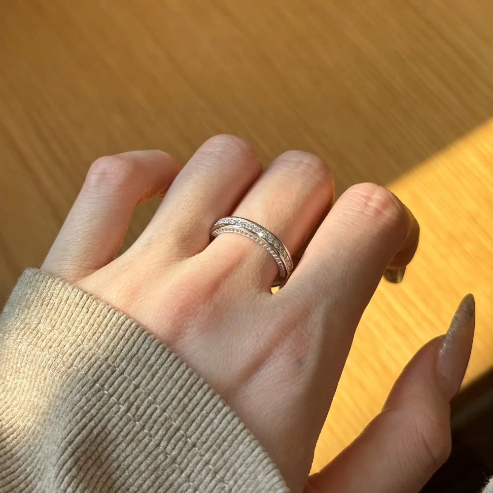 925 Silver Bridal Engagement Ring DY121365 product image 3
