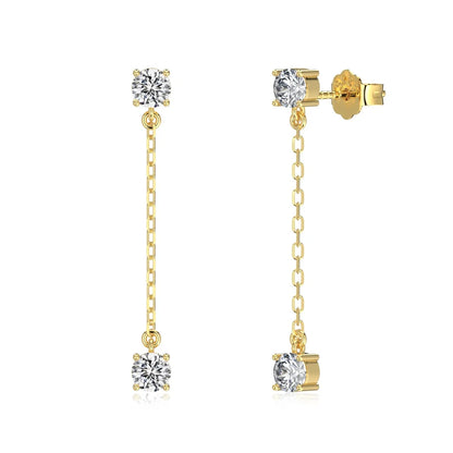 KAKODIY Elegant Design Boutique Fashion Jewelry 925 Sterling Silver 5A Cubic Zirconia Earrings Daily Accessories