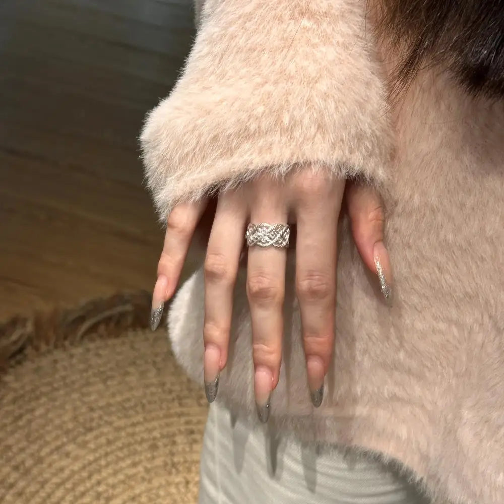 925 Sterling Silver Statement Engagement Ring product image 3