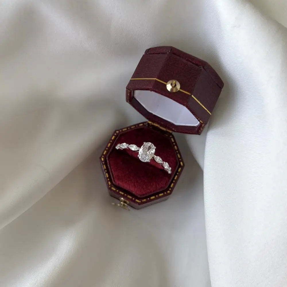 925 Sterling Silver CZ Statement Ring product image 3