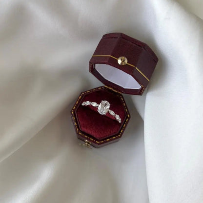 925 Sterling Silver CZ Statement Ring product image 3