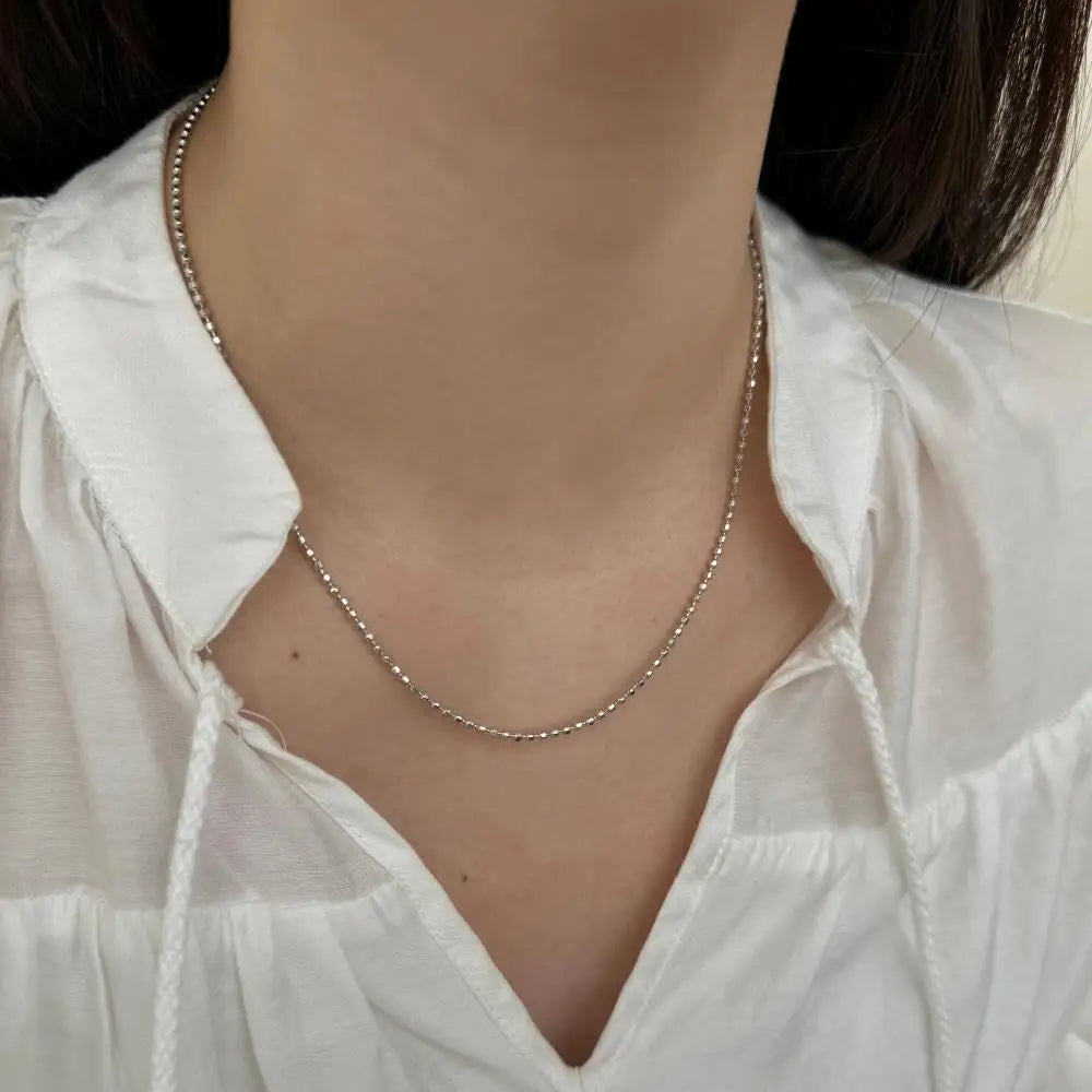 925 Sterling Silver Chain Necklace DY190996 product image 4