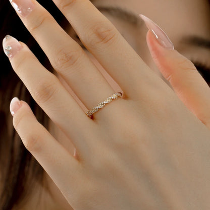 925 Silver CZ Bridal Eternity Ring DY121112 product image 4