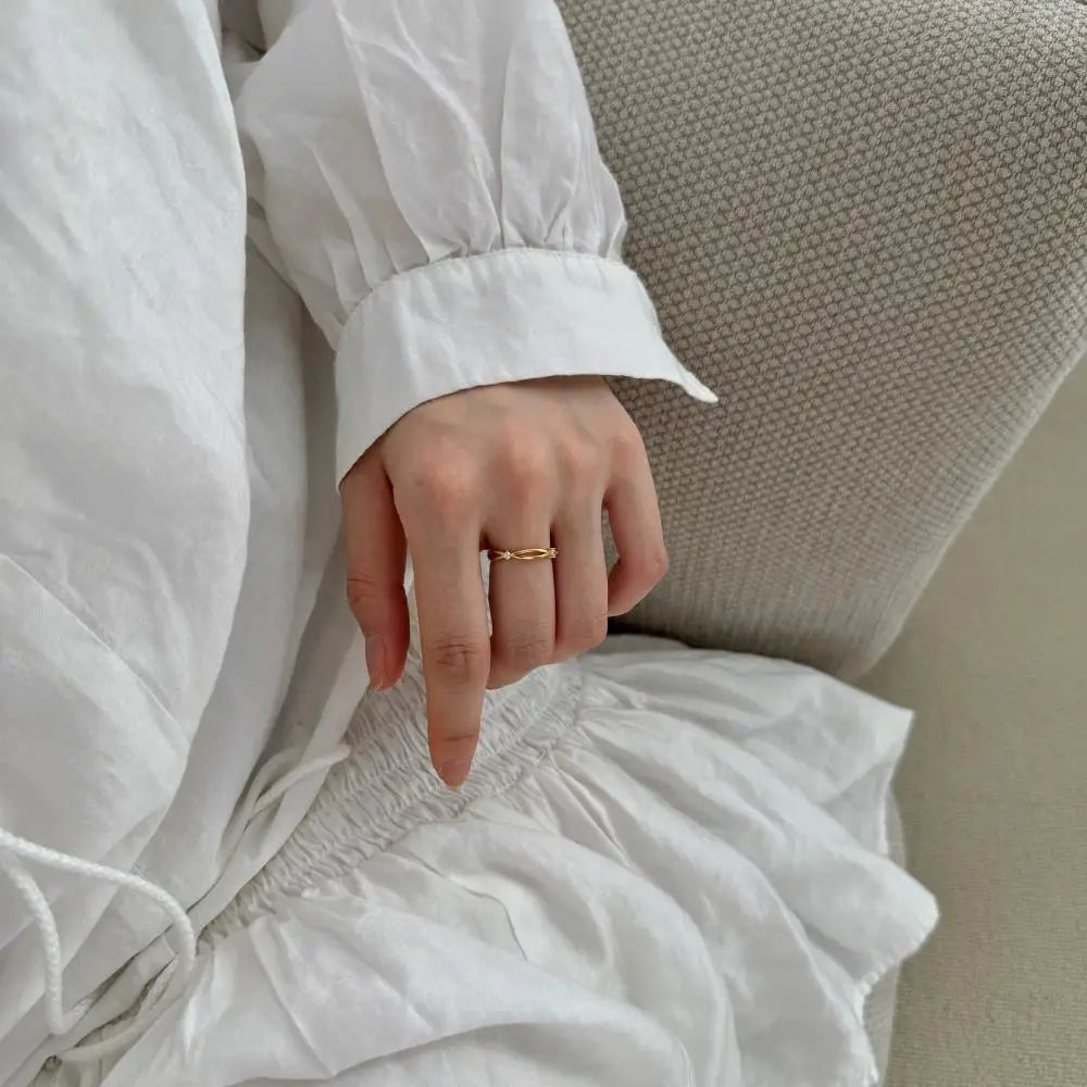 925 Silver Bridal Engagement Ring DY121488 product image 5