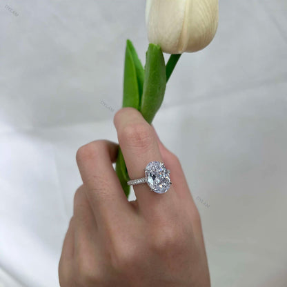 925 Sterling Silver CZ Bridal Engagement Ring product image 3