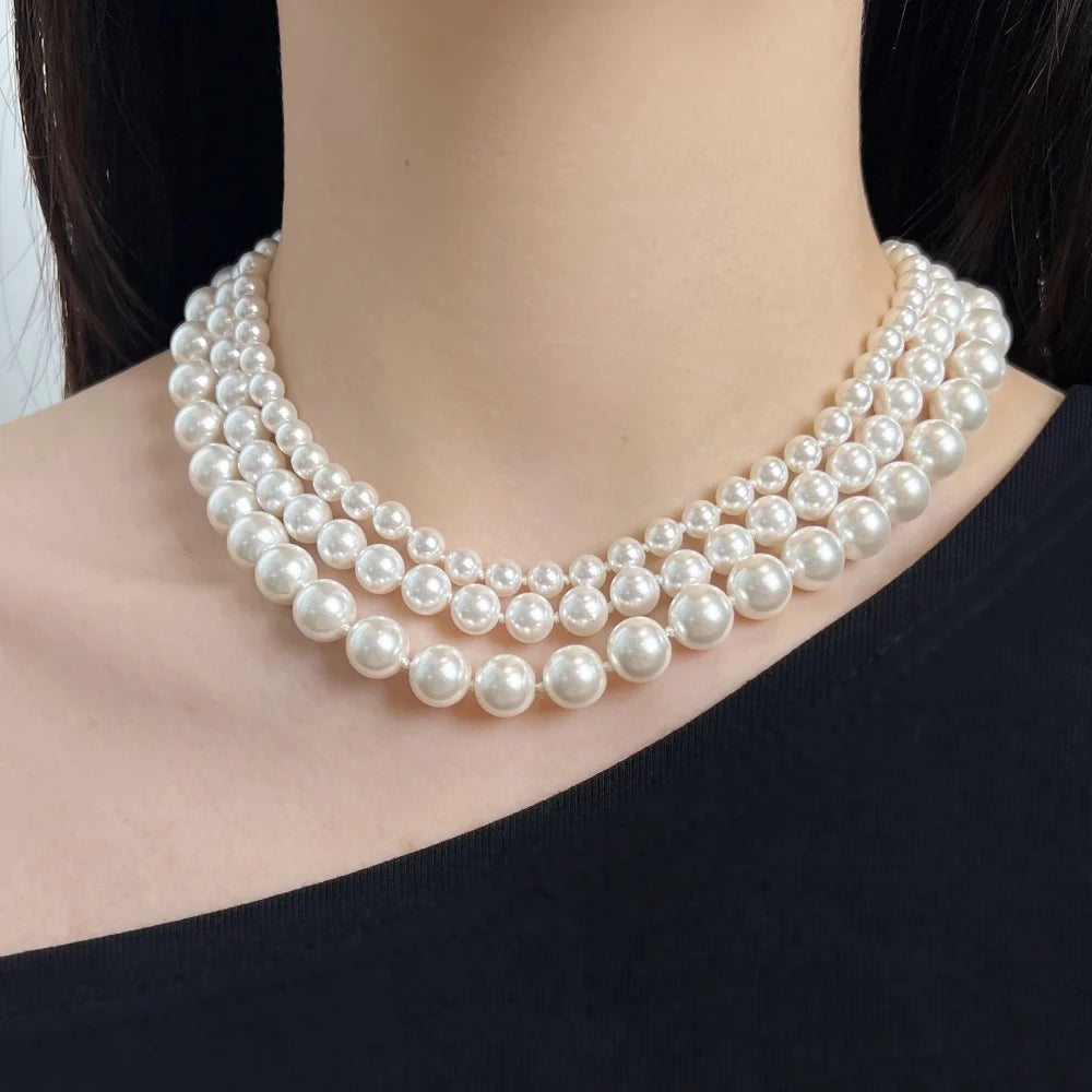 925 Silver Pearl Pendant Necklace DY191924 product image 3