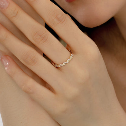 925 Silver CZ Bridal Eternity Ring DY121112 product image 5