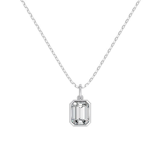925 Silver 5A CZ Pendant Necklace DY191844 by KAKODIY