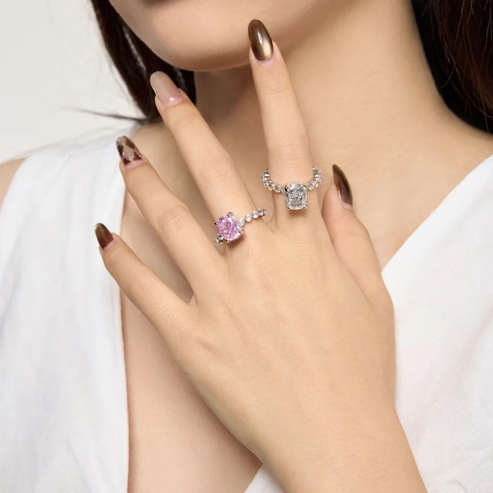 925 Sterling Silver CZ Bridal Wedding Ring product image 2