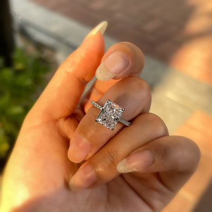 925 Sterling Silver Engagement Ring product image 5