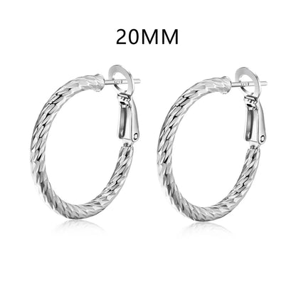 Hot Selling Trendy High Quality Large S925 Sterling Silver Circle Hoop Earring 18K Gold Plated Hoop Earrings for Women