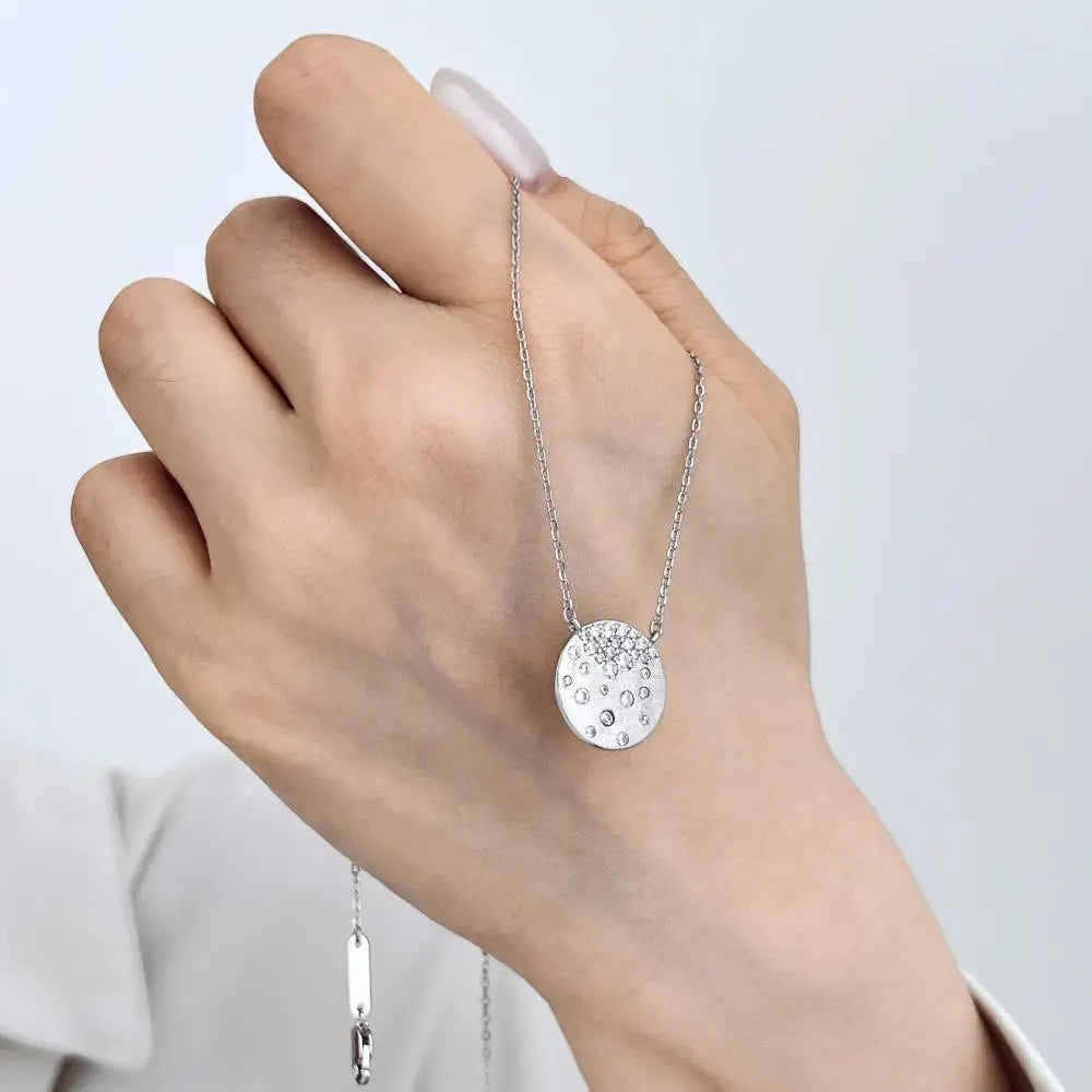 925 Sterling Silver Statement Lariat Necklace product image 5