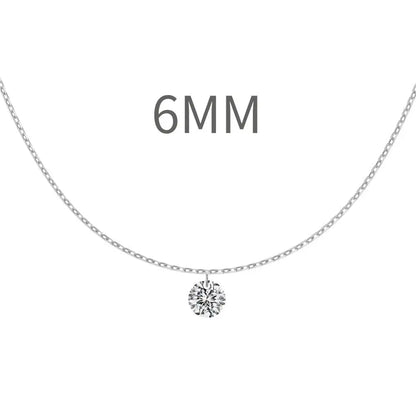 925 Silver CZ Statement Pendant Necklace DY191187 product image 12