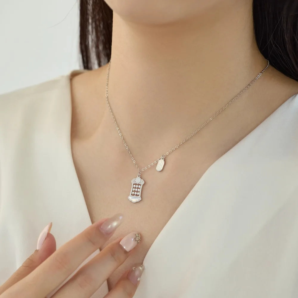 925 Sterling Silver 5A CZ Lariat Necklace DY191864 product image 4
