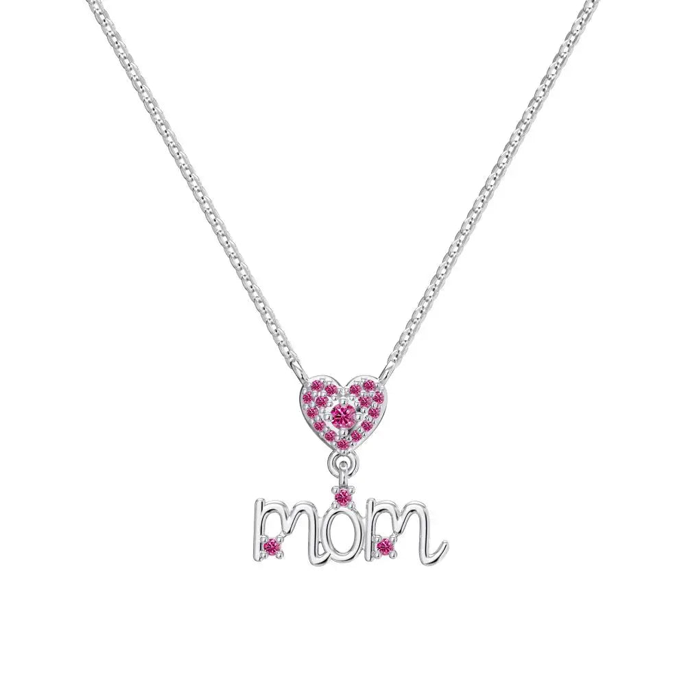 925 Sterling Silver Heart Initial Necklace product image 8